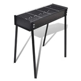 Vidaxl Charcoal Barbecue debout carré 75x28 cm