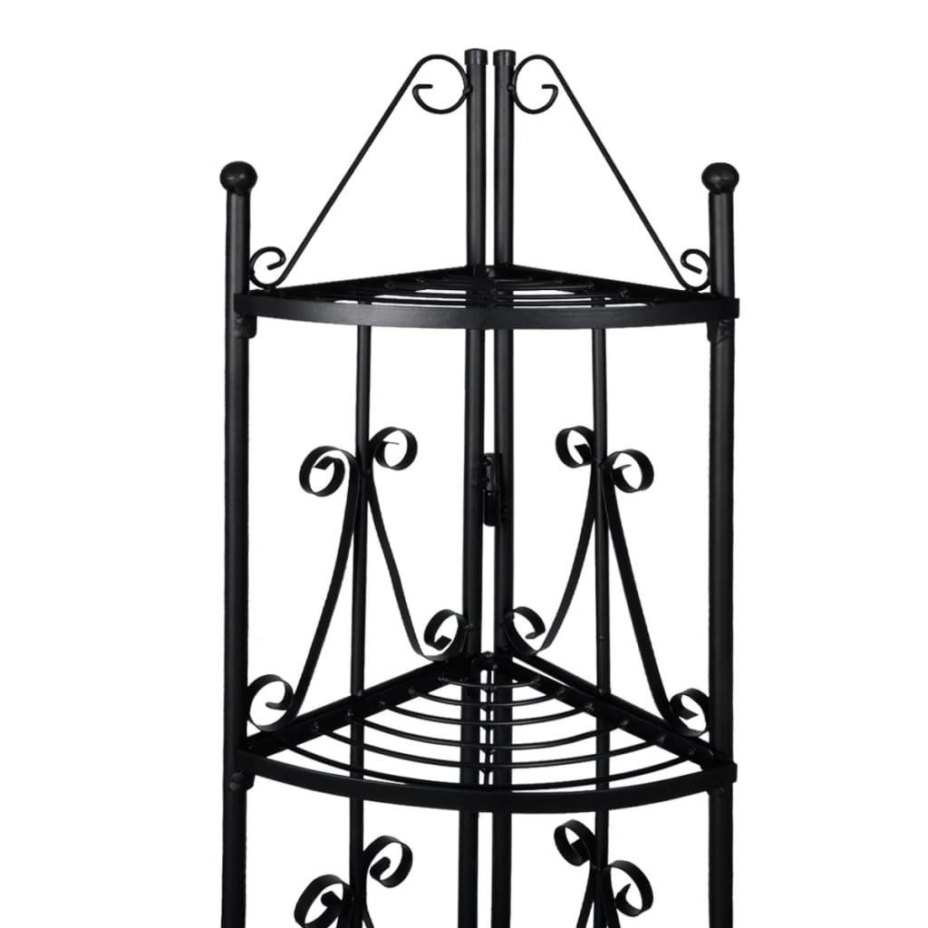 Vidaxl Cisy Plant Rack Romy (czarny)