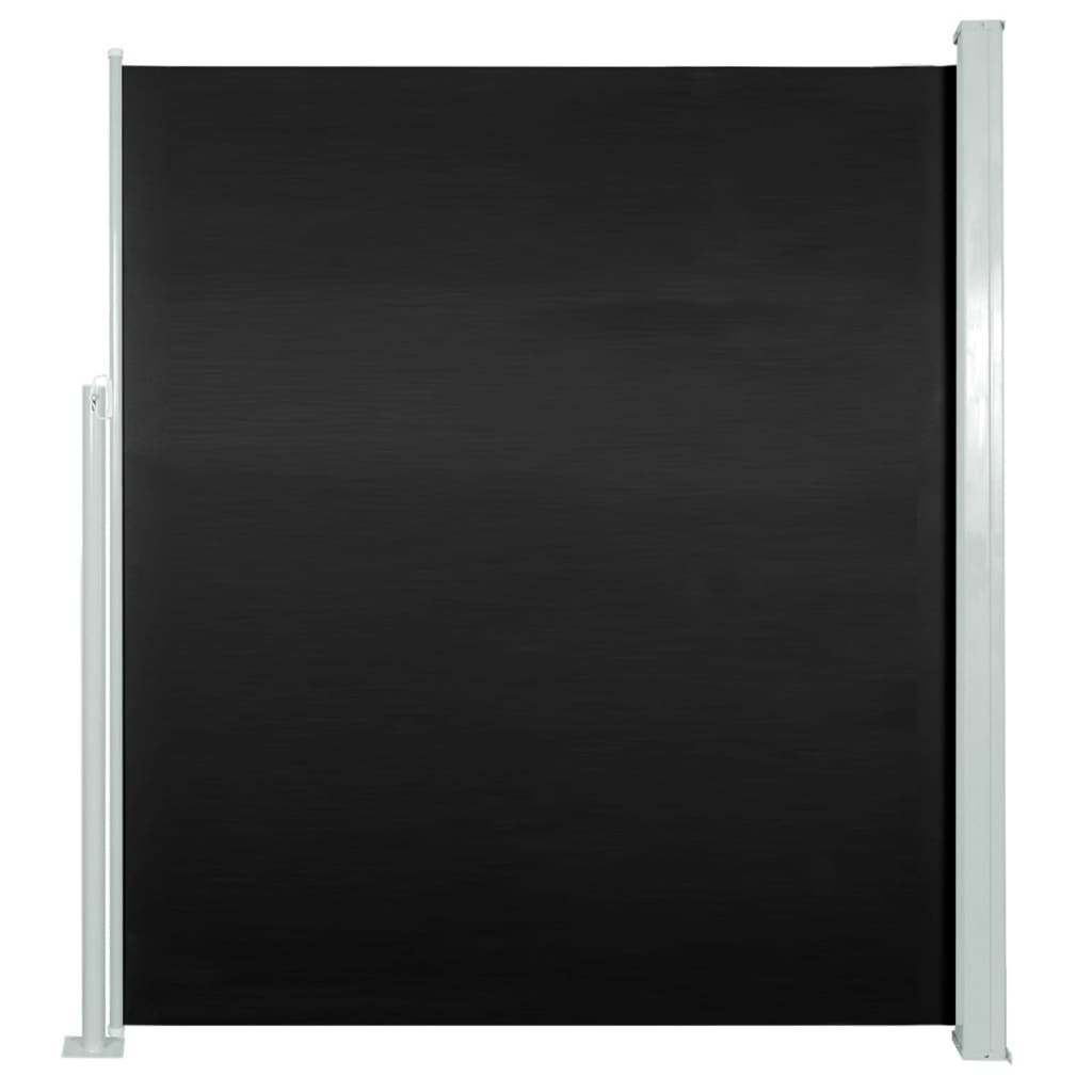 Vidaxl Wind Sonnenschutzmittel ausziehbar 160 x 300 cm schwarz