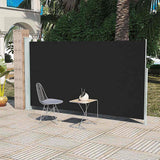 Vidaxl Wind Sonnenschutzmittel ausziehbar 160 x 300 cm schwarz