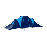 Vidaxl Tent de 9 personas azul oscuro y azul