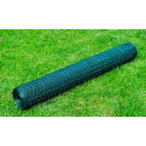 Filo di pollo vidaxl 25x0,75 m acciaio con rivestimento in PVC verde