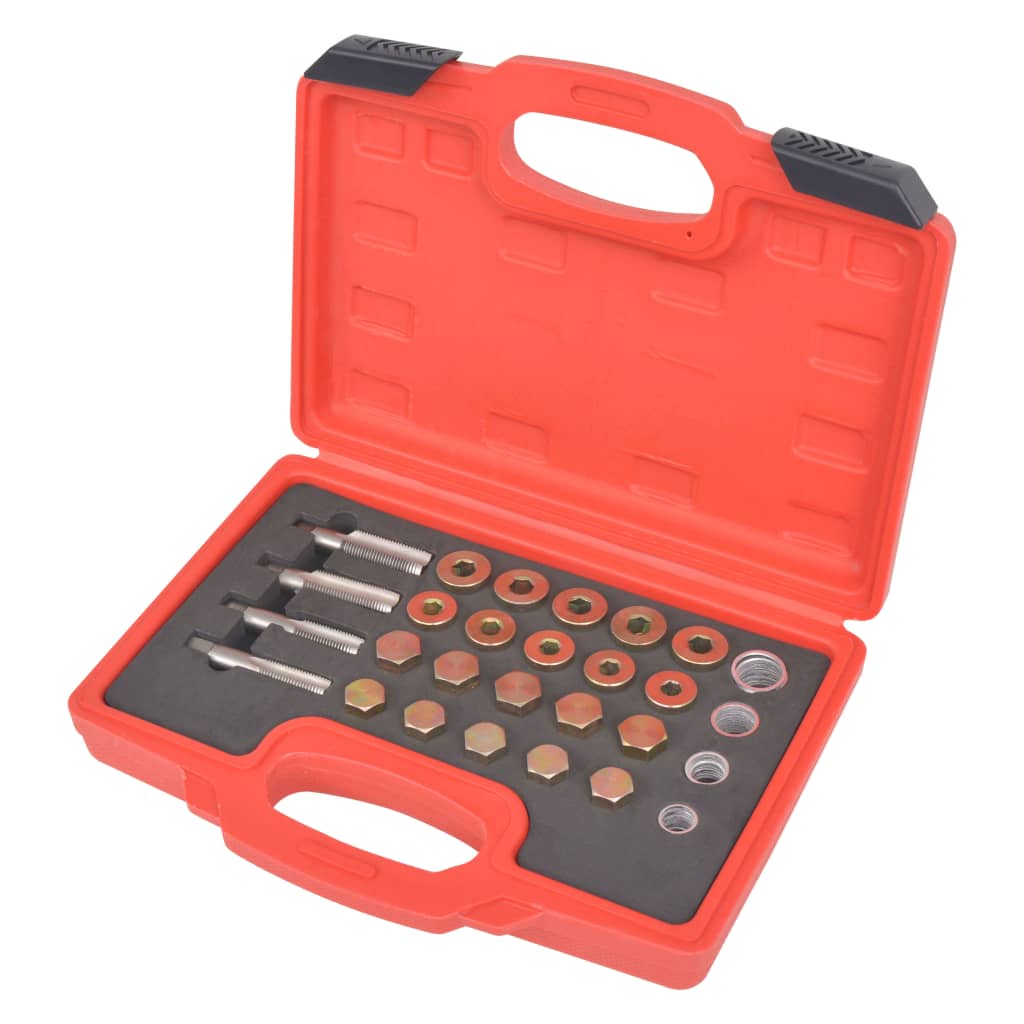 Vidaxl OlieAftApplug Repair Set M13 M15 M17 M20 64 piezas