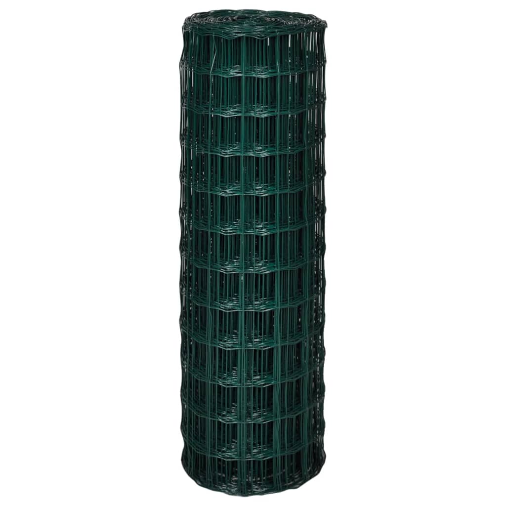 Vidaxl Hek 10x1,2 m en acier vert