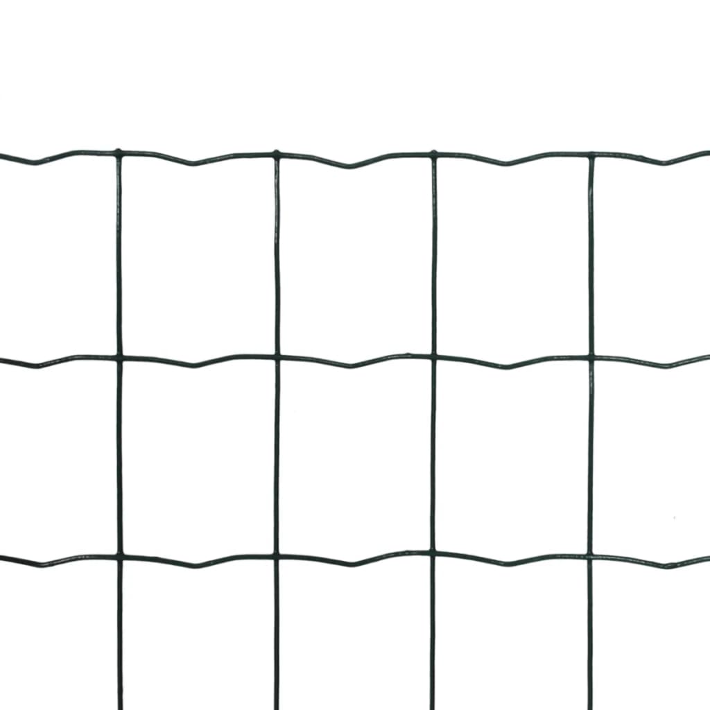 Vidaxl HEK 25x0,8 m Stahlgrün