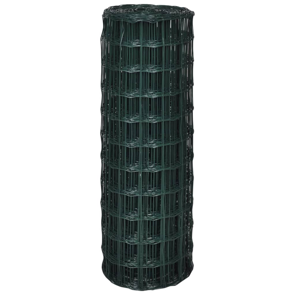 Vidaxl Hek 10x1.5 m Steel Green