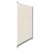 Vidaxl Plissé Roller Blind 70x100cm Cream