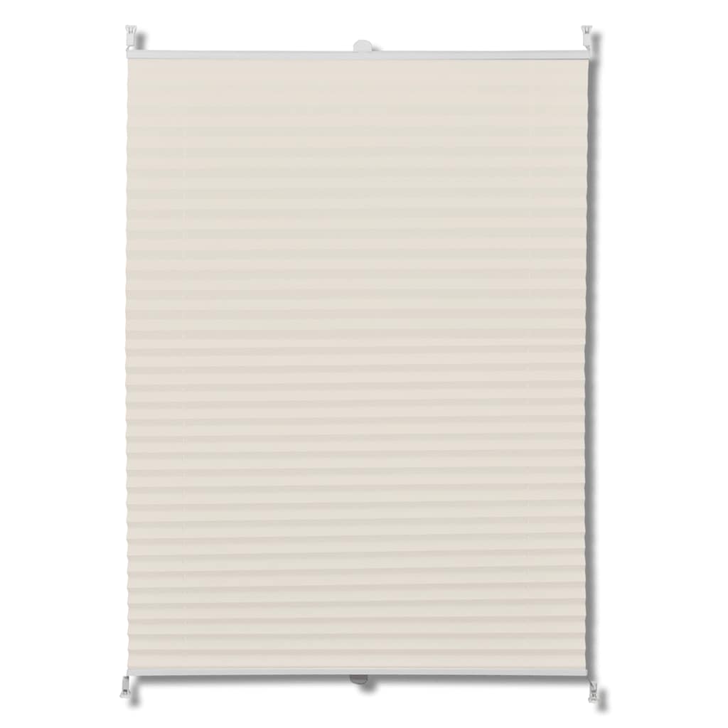 Vidaxl Plissé Roller Blind 70x150cm krem