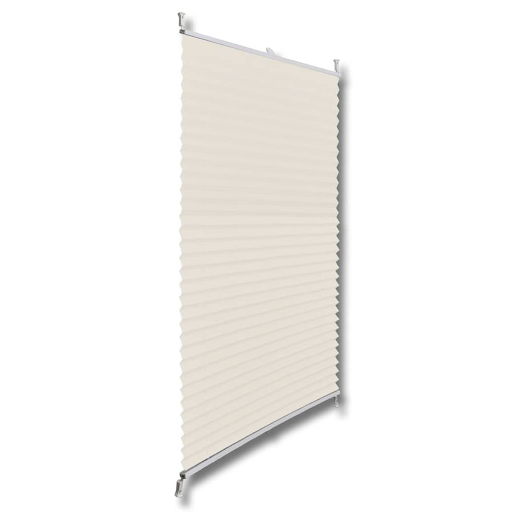 Vidaxl Plissé Roller Blind 70x150cm krem