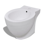 Vidaxl Standing Bidet omkring keramisk hvid