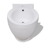 Vidaxl Standing Bidet omkring keramisk hvid