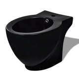 Vidaxl Round Standing Ceramic Bidet (sort)