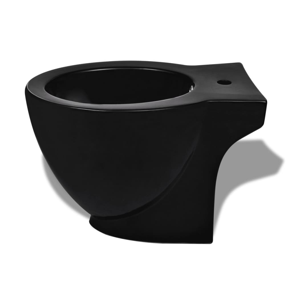 Vidaxl Round Standing Ceramic Bidet (sort)