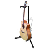 Soporte de guitarra singular ajustable de Vidaxl