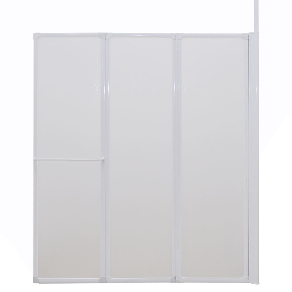 Vidaxl Bath Wall L ve tvaru 4 panelů skládací 70x120x137 cm