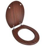 VidaXL toilet seat Simple design MDF Brown