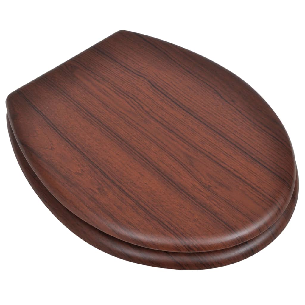 VidaXL toilet seat Simple design MDF Brown