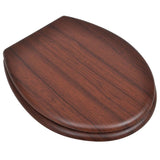 VidaXL toilet seat Simple design MDF Brown