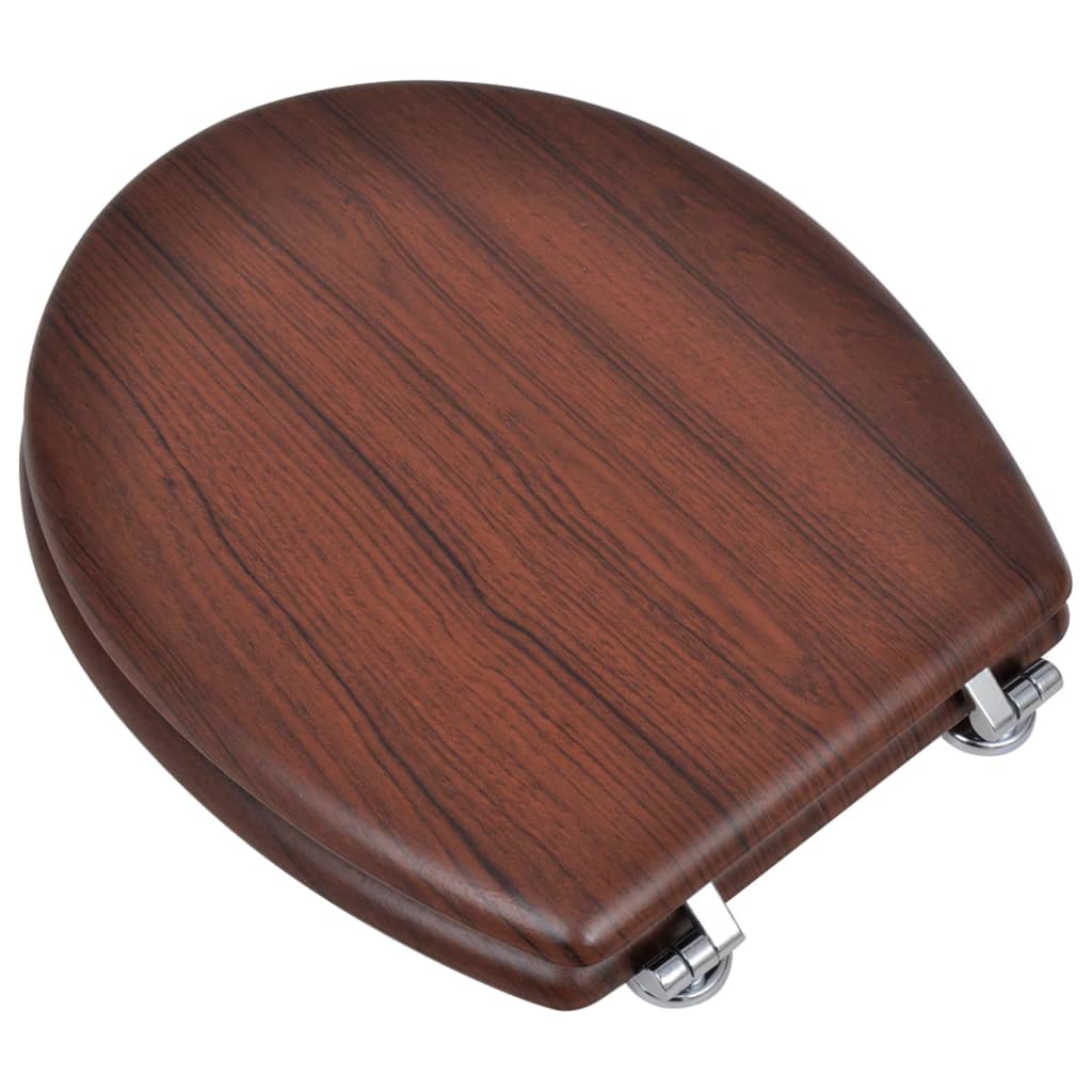 VidaXL toilet seat Simple design MDF Brown