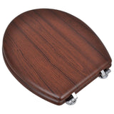 VidaXL toilet seat Simple design MDF Brown