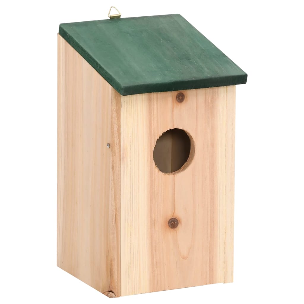 Vidaxl bird houses 4 pcs 12x12x22 cm wood