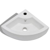 Vidaxl Washbasin s přistáním 45x32x12,5 cm bílá