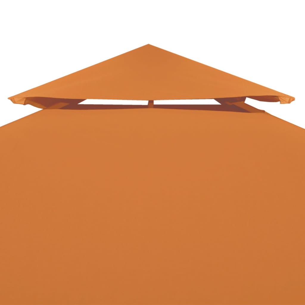 VidaXL Vervangend tentdoek prieel 310 g m² 3x3 m oranje