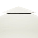 Vidaxl replacement tent cloth arbor 310 g m² 3x4 m cream white