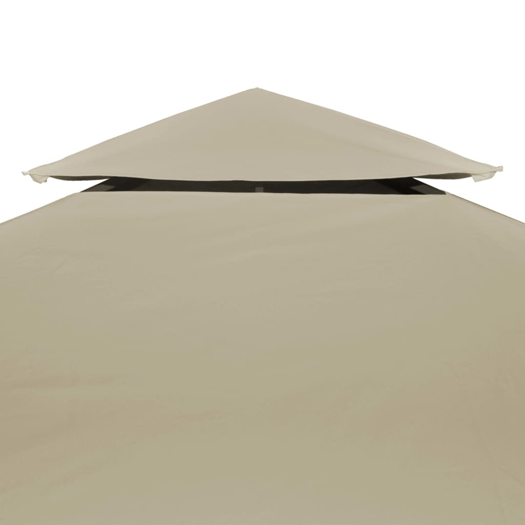 Vidaxl replacement tent cloth arbor 310 g m² 3x4 m beige