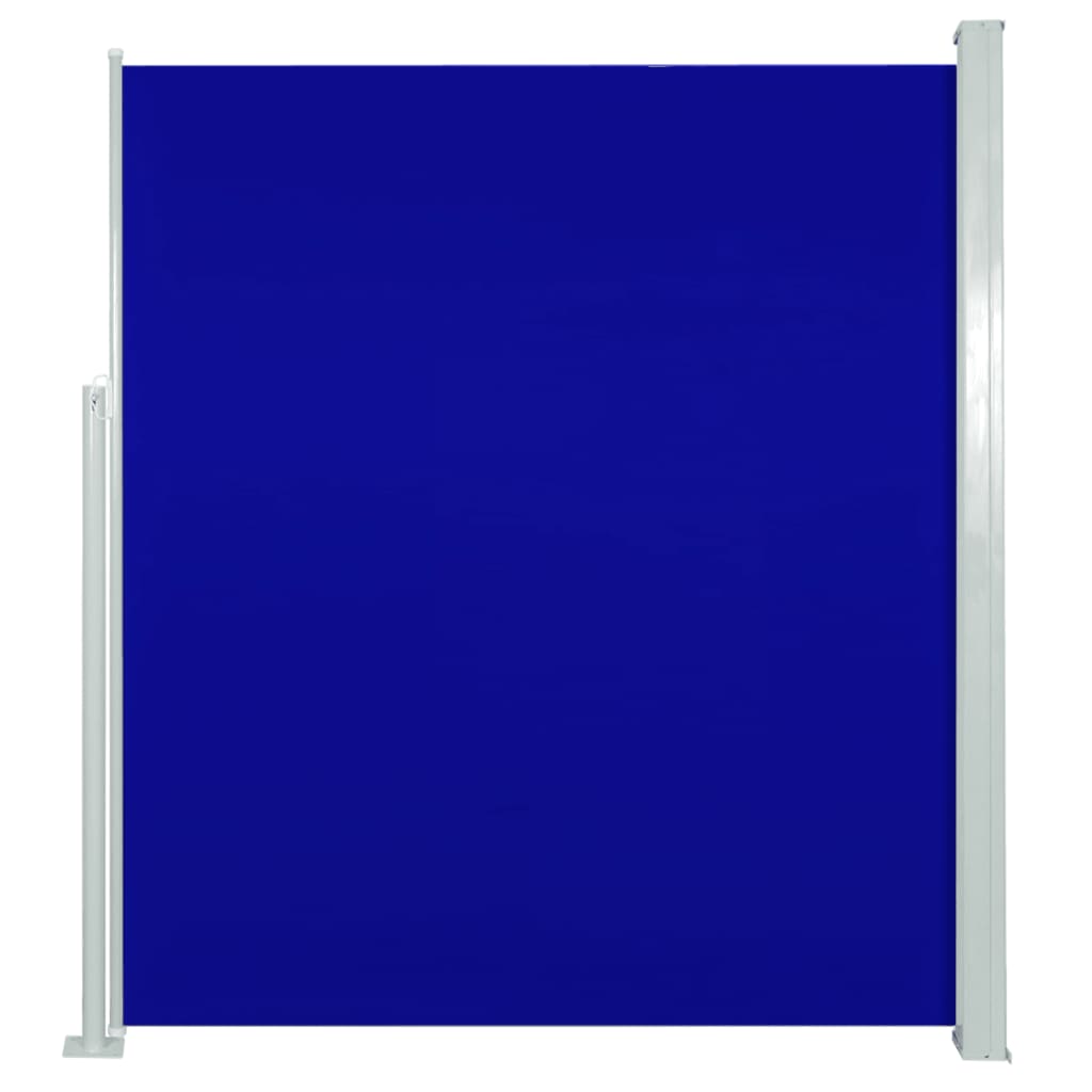 VidaXL Wind- zonnescherm uittrekbaar 160x300 cm blauw