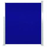 VidaXL Wind- zonnescherm uittrekbaar 160x300 cm blauw