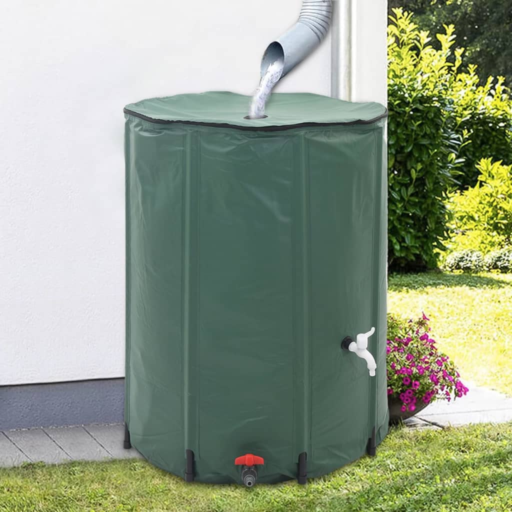 Vidaxl Rain Barrel pieghevole 750 L