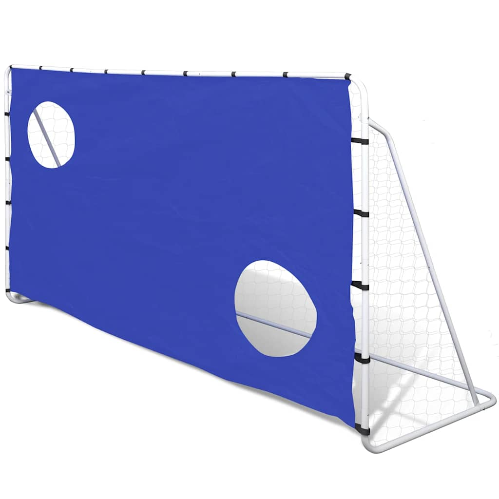 Objetivo de fútbol de Vidaxl con acero de alta calidad Target Wall 240x92x150 cm