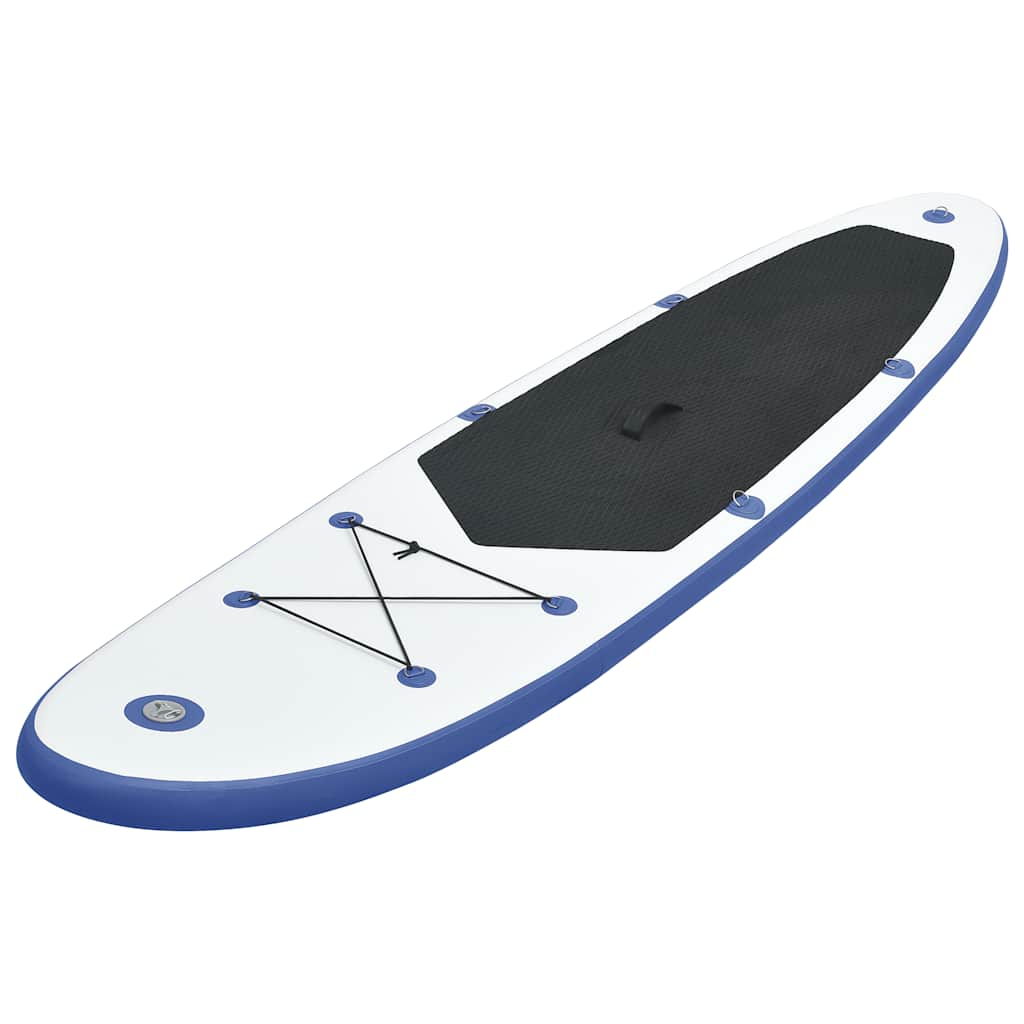 Vidaxl Stand Up Paddleboard Set aufblasbar blau und weiß