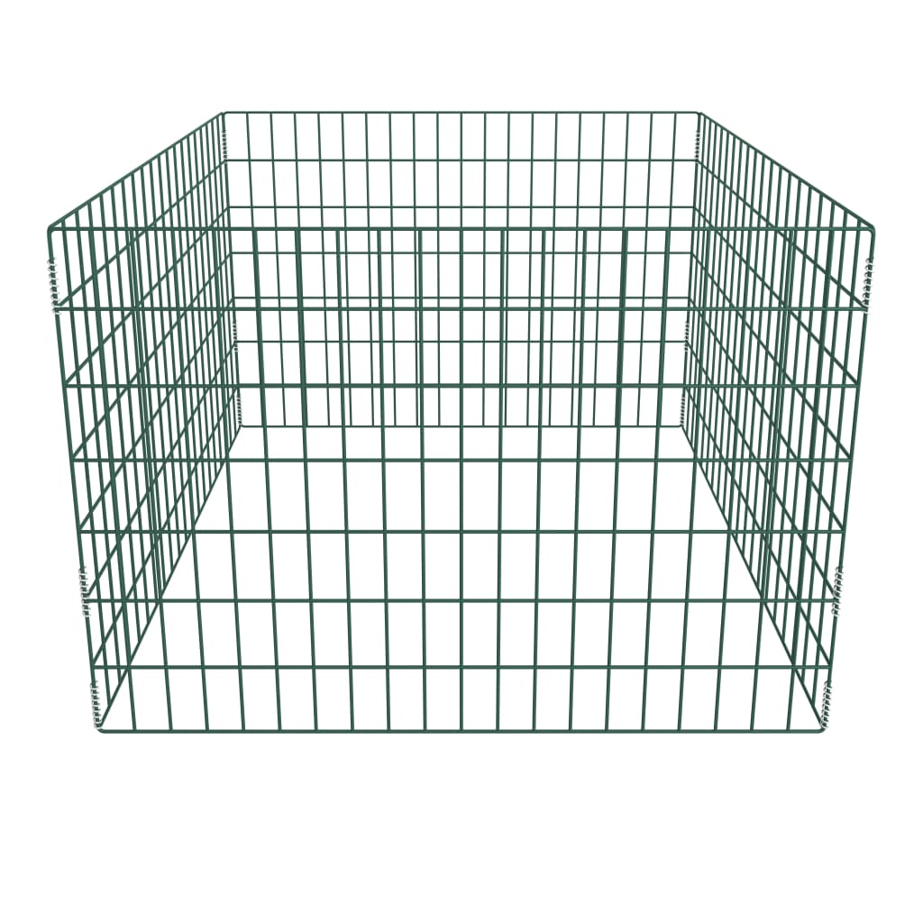 Vidaxl Compost Bin Square 100x100x70 cm Mesh