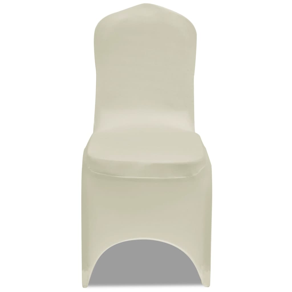 Vidaxl Stuhl Cover Stretch Creme (6 Stücke)