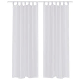 VidaXL White Vetrage 140 x 225 cm 2 pieces