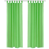 Vidaxl rideau Apple vert 140x175 cm (2 pièces)