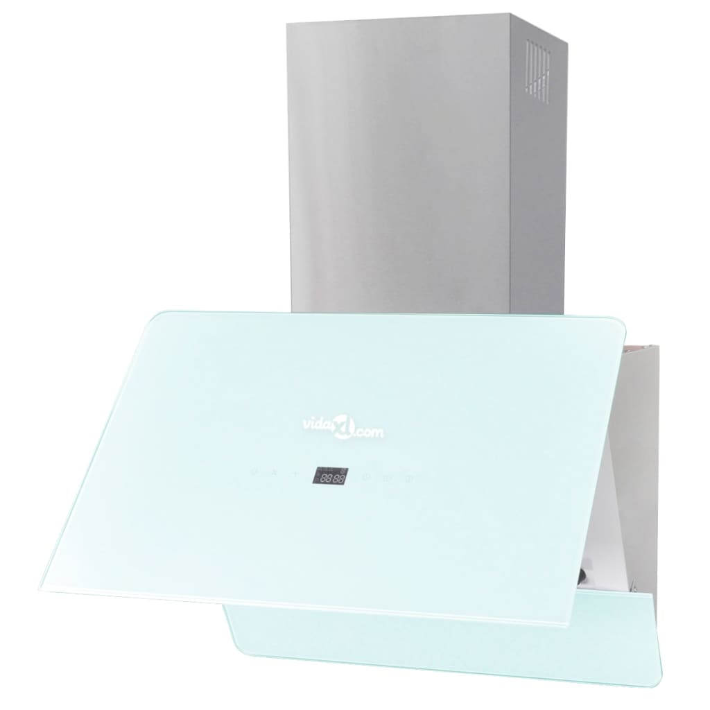 Vidaxl Extractor Hood 600 mm herdet glass hvit