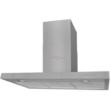 Vidaxl Extractor Hood Flat 900 mm rustfritt stål