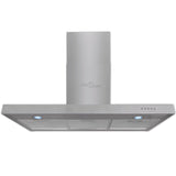 Vidaxl Extractor Hood Flat 900 mm rustfritt stål