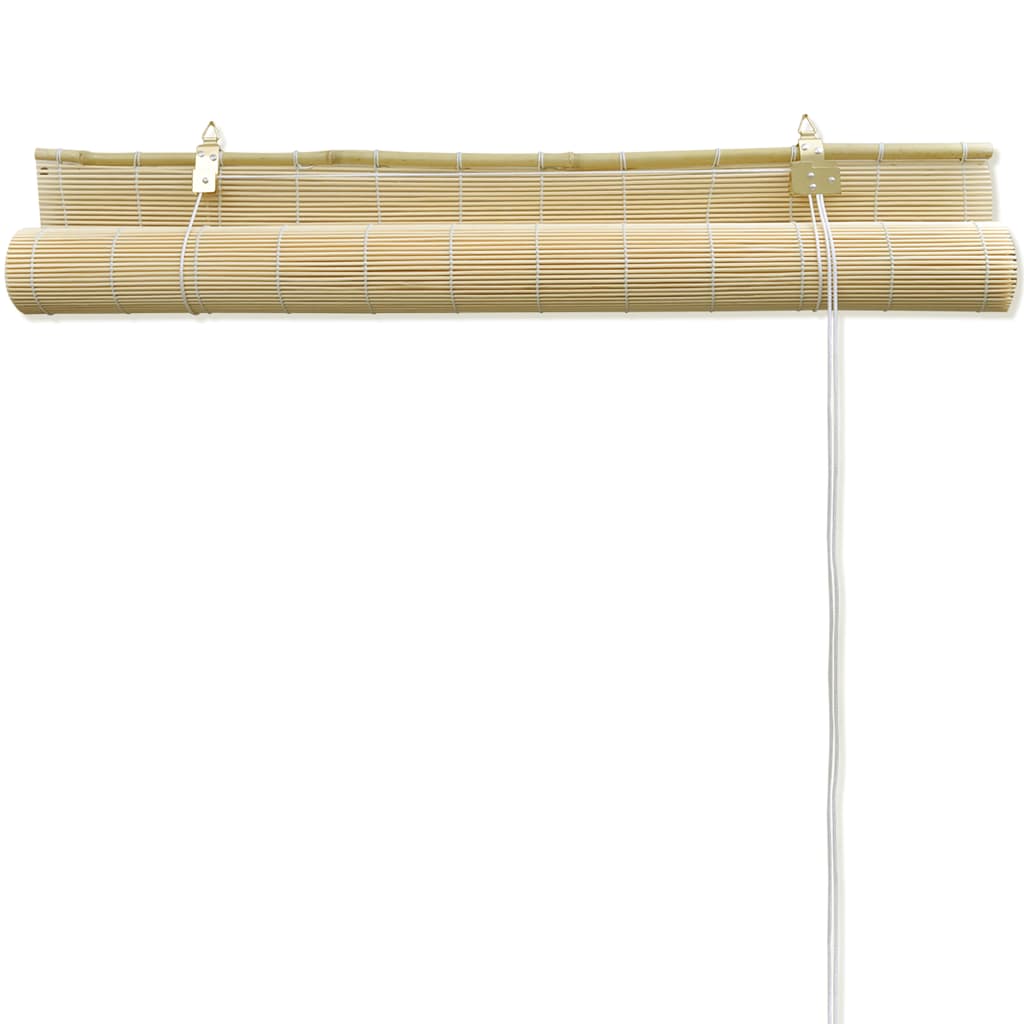 Vidaxl Roller Blind 120x160 cm Bambu Natural