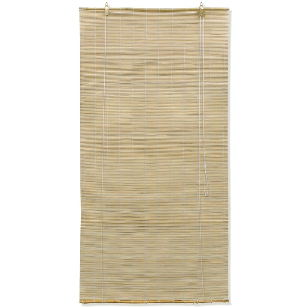 Vidaxl Roller Blind 120x220 cm Bamboo Natural