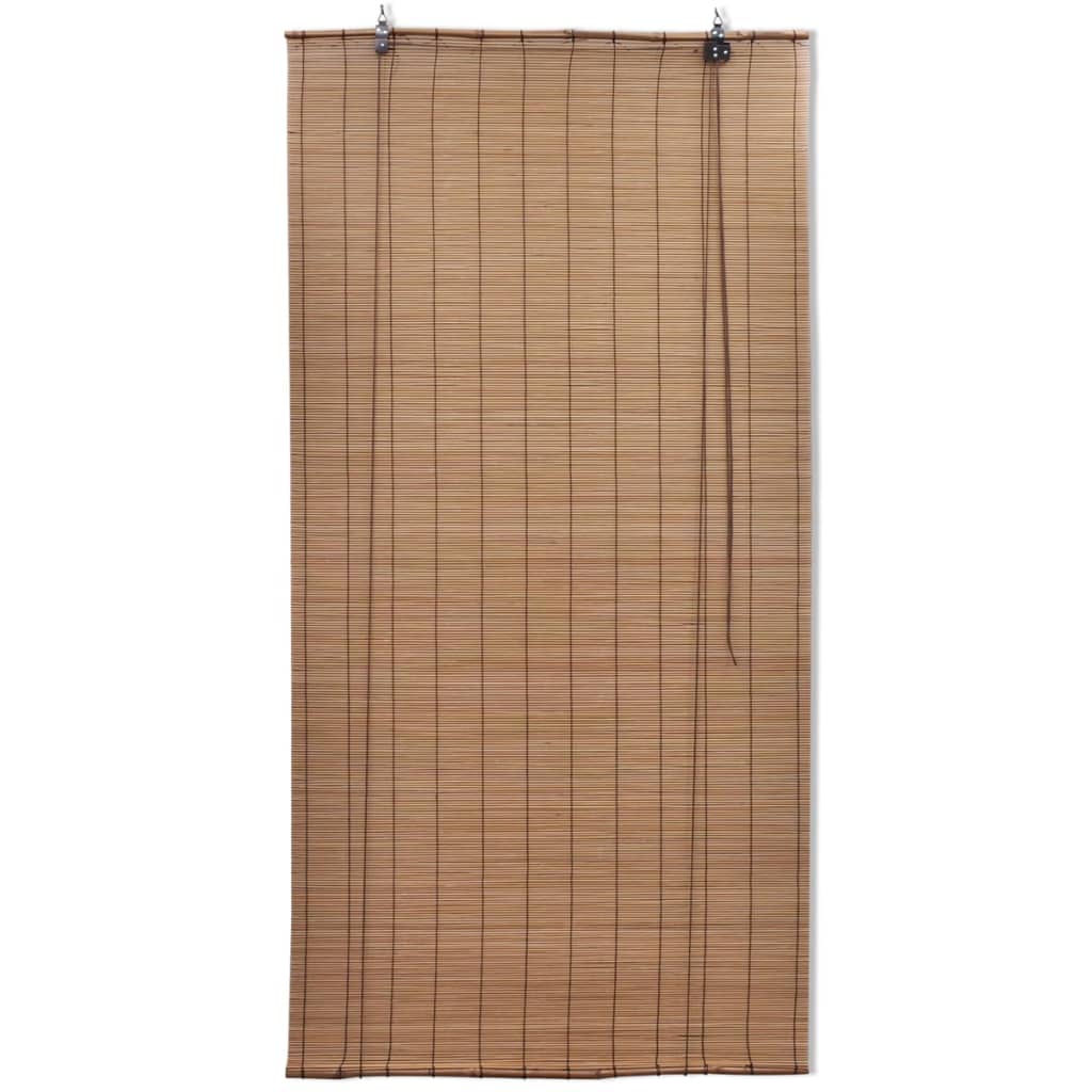 Vidaxl Roller Blind 120x160 cm Bambu Brown