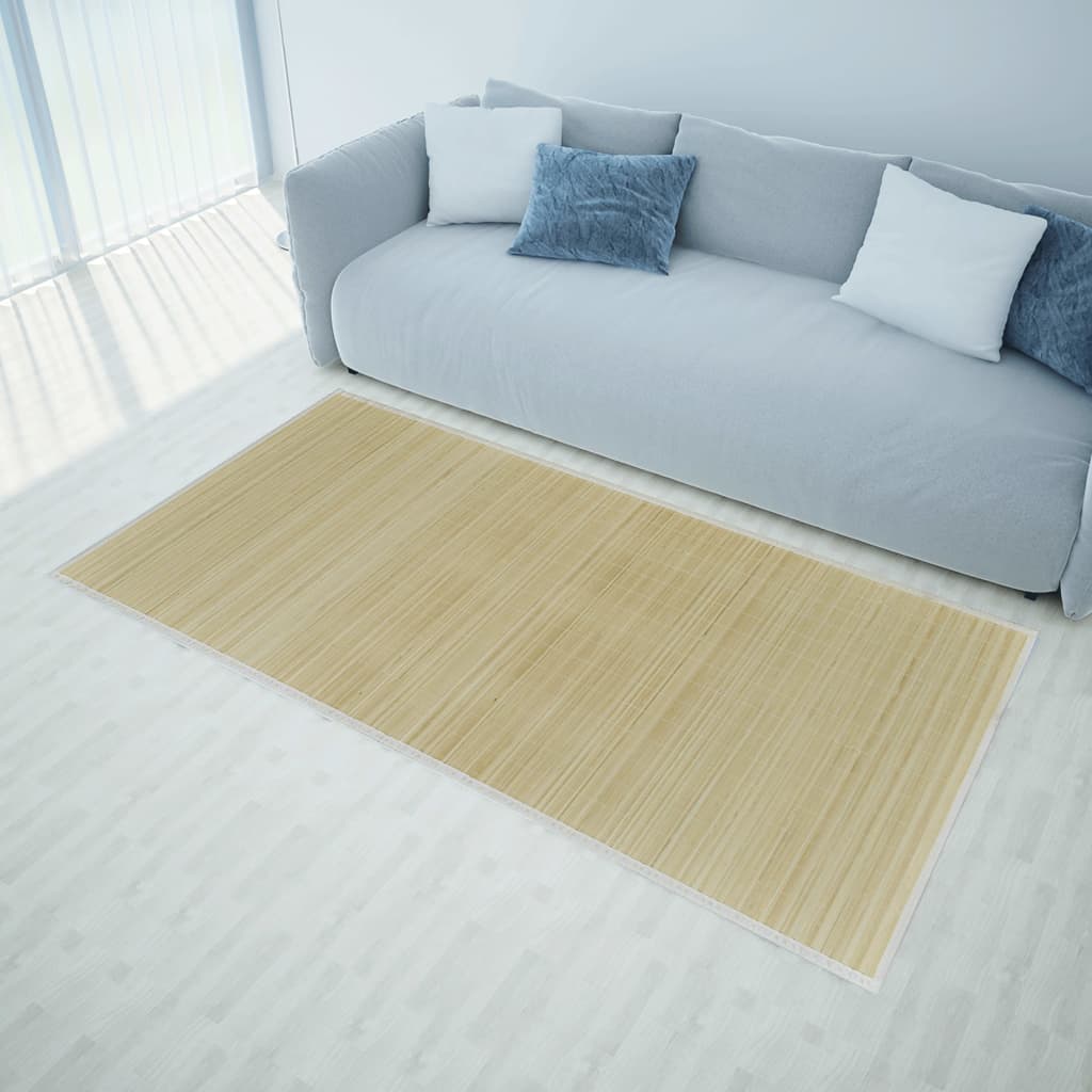 Vidaxl Carpet Rectangular 80x300 cm bamboo natural