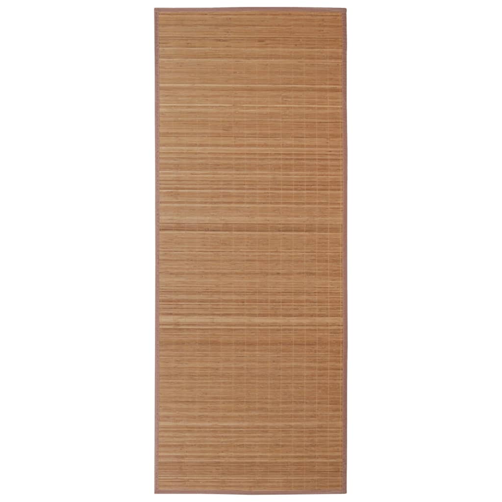 Vidaxl Carpet Rectangular 80x300 cm bamboo brown