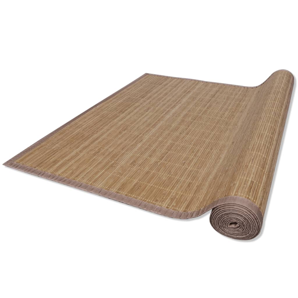 Vidaxl Carpet Rectangular 150x200 cm bamboo brown