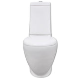 Vidaxl Toiletten Bidet Set Keramik wäiss