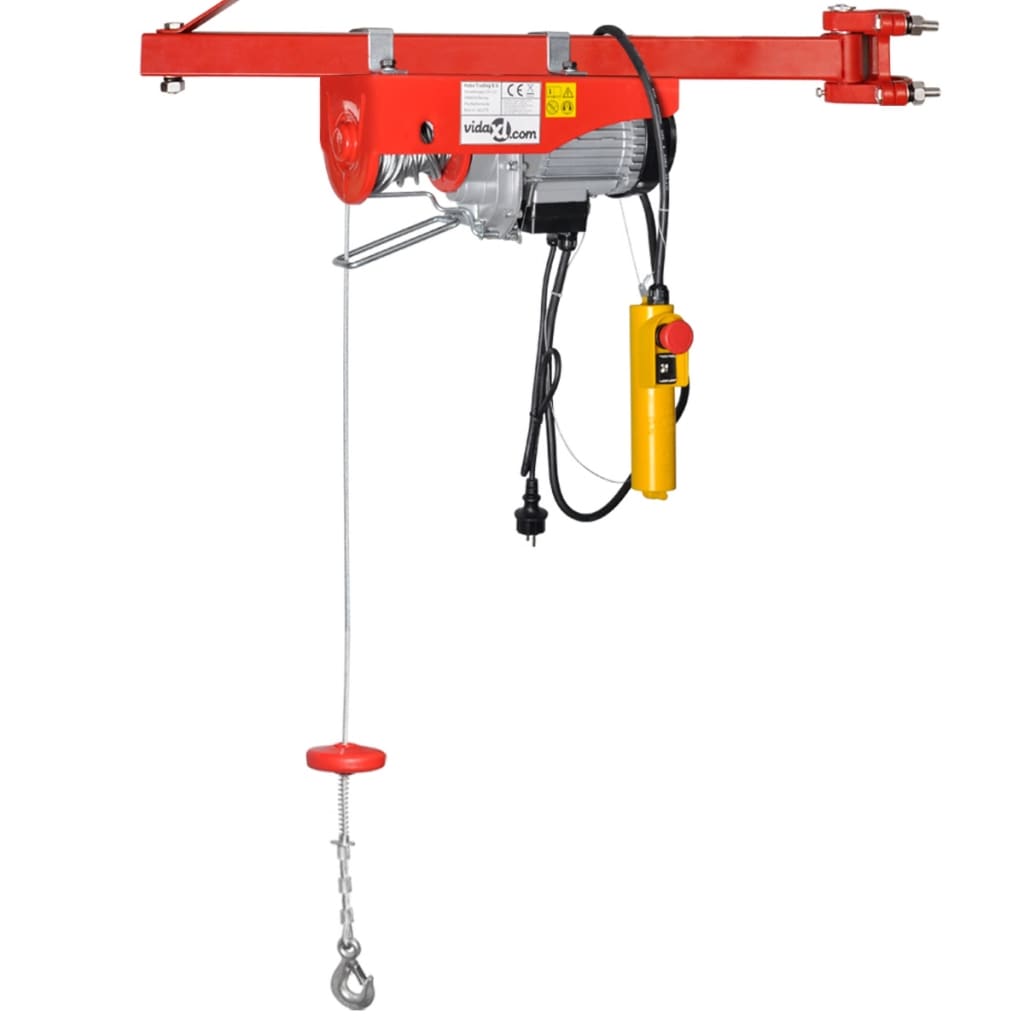 VidaXL Elektrische lier 1000 W 300 600 kg