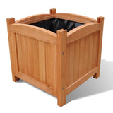 Vidaxl Planters oppdratt 2 stk 30x30x30 cm tre